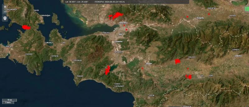 Лесные пожары в Турции: что известно на данный момент